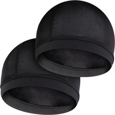 2Pcs Wave Cap for Men Silky Stocking Caps for 360 540 720 Waves Satin Silk Durag
