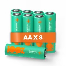 Rechargeable Batteries AA & AAA  100%PeakPower Long Lasting NiMH Batteries NEW