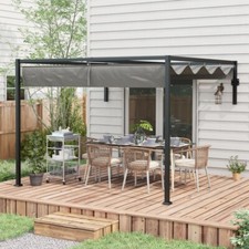 Outsunny Bryston Dakota  Pergola with retractable canopy