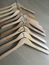 Wooden Hangers Pack of 10 Never Used But No Tags Excellent Condition