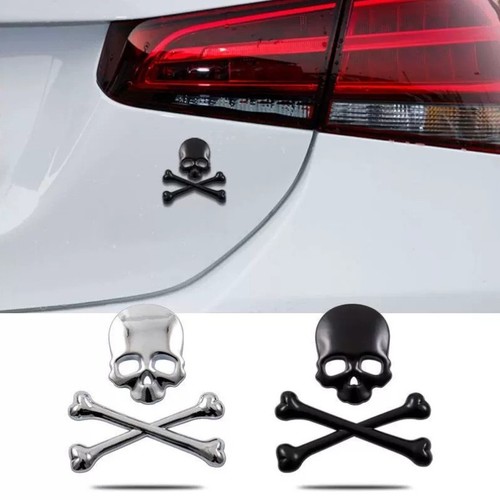 Metal skull crossbones - metal,