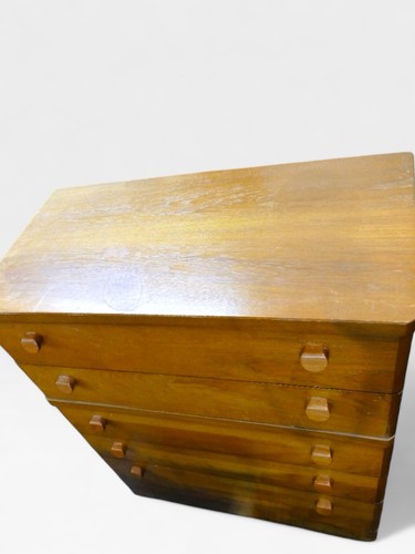 Stag cantata teak chest - teak, 5