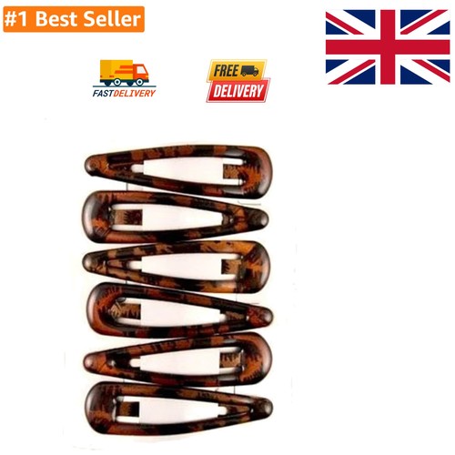 Stylish brown snap hair clips - stylish,