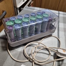 Clairol heated rollerd R20 Rollers Curlers  with clips working order
