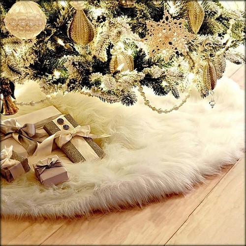 Luxury white faux fur - white,