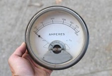 Vintage old industrial gauge