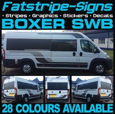 to fit PEUGEOT BOXER L1 SWB MOTORHOME VINYL GRAPHICS STICKERS STRIPES CAMPER VAN