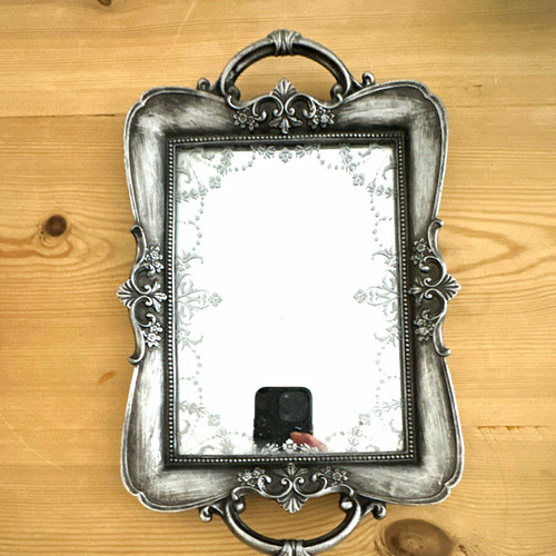 Ornate silver framed - ornate,
