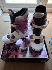 Osprey Adjustable Quad Skates Pink And White