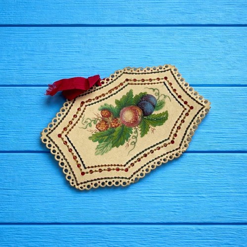 Antique georgian card - georgian,