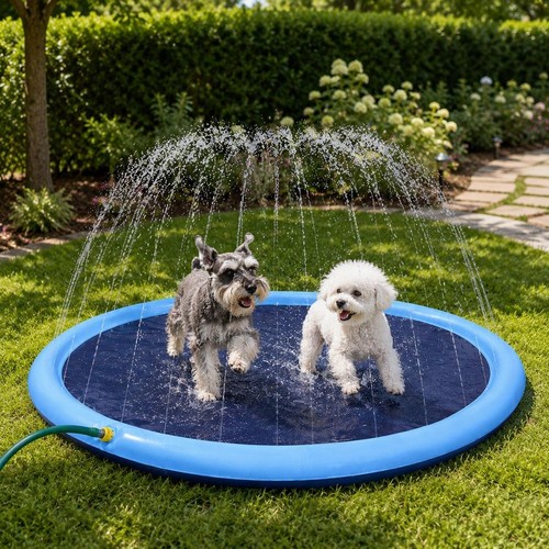 Large sprinkler play mat - play, water