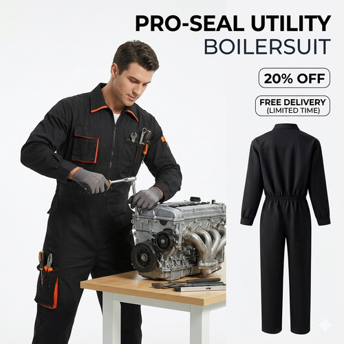 Men black work - men, overall