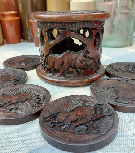 Vintage african hardwood - vintage,