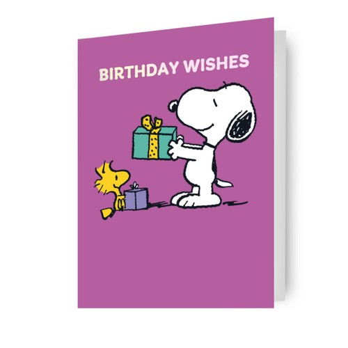 Peanuts snoopy birthday - birthday, card