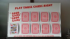 PLAY YOUR CARDS RIGHT HIGHER LOWER GAME BOARD WITH EXTRA LARGE A4 PLAYING CARDS