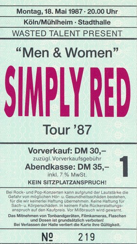 Simply red stadthalle - red,