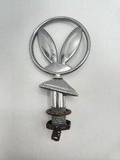 Rare Volkswagen Rabbit Ears Hood Ornament Emblem Badge Chrome Vintage