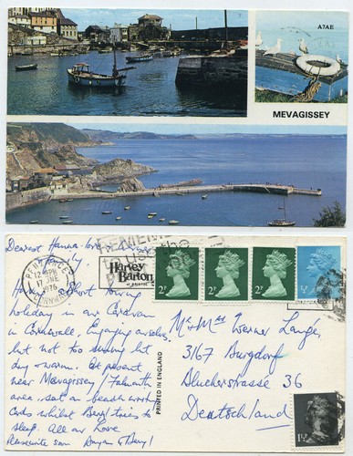 53747 mevagissey postcard - mevagissey,