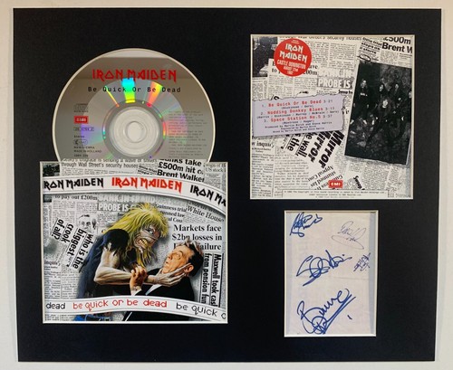 Iron maiden signed - iron,