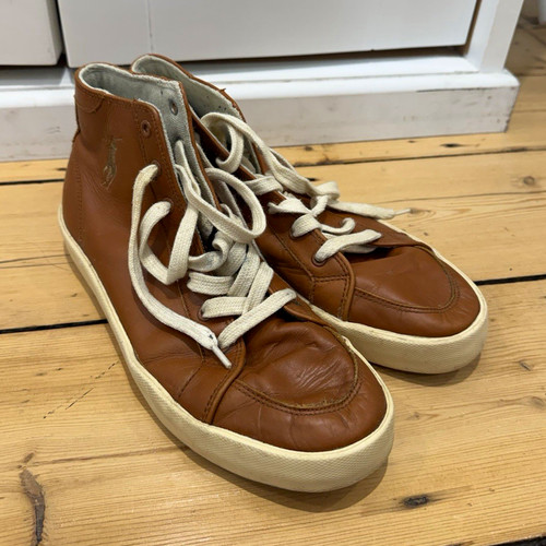 Polo brown leather mid - mid, top