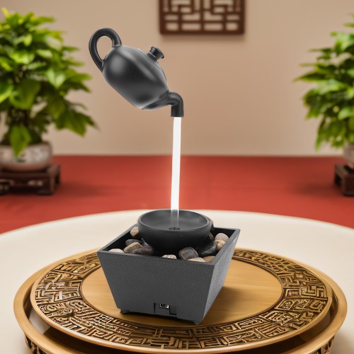 Hot floating teapot water - floating,