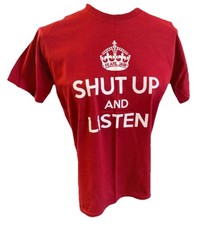 Pearl Jam T Shirt Rare Grunge Rock Band Tee 2012 Tour Merch Size Medium Red