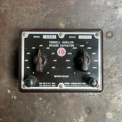Vintage cornell dubilier - vintage, cornell-dubilier