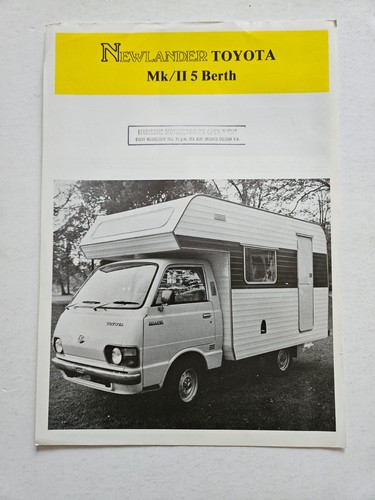 Toyota hiace newlander camper - toyota,
