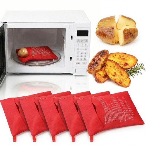 Pcs baked potato - 5, microwave