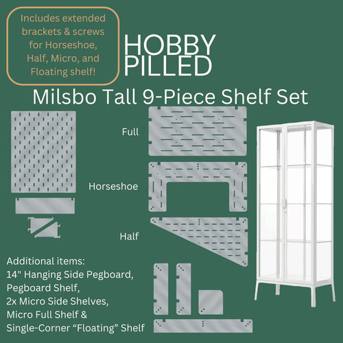 Milsbo tall piece - tall, shelf