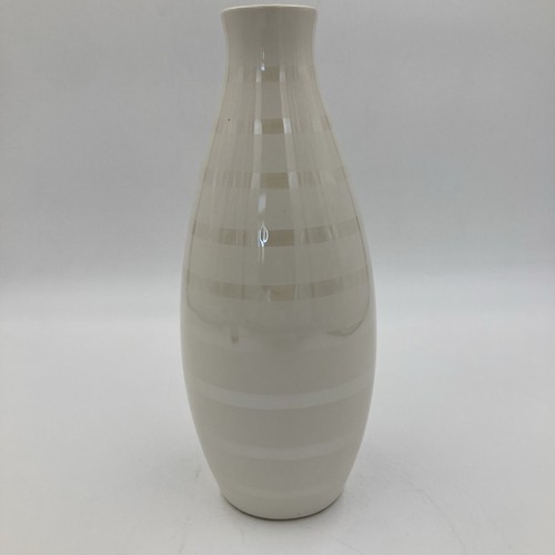 Table vase 28cm cream ceramic - vase,