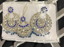 3pieces Blue Indian Jewellery