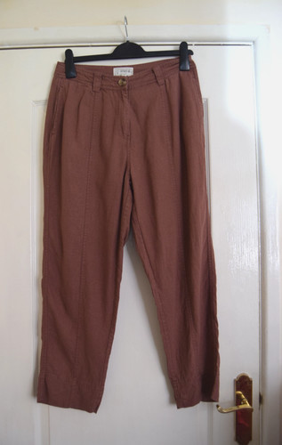 Fat face linen - trousers, size