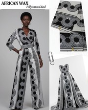 African print 6 Yards polycotton wax for crafting & dress making