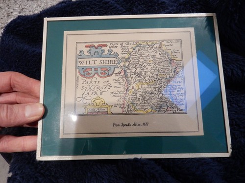 Wiltshire old map etc - map, very