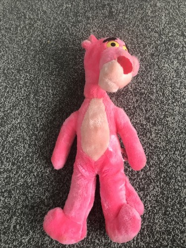 Vintage pink panther - pink, plush