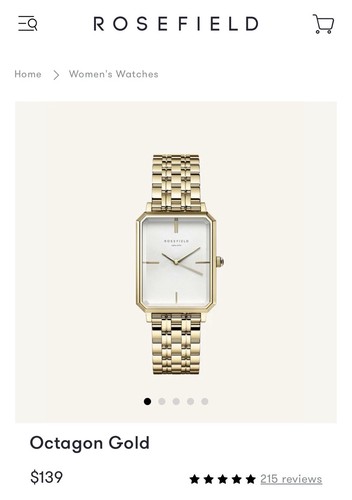 Rosefield octagon gold - rosefield,
