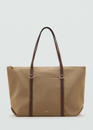 Mango shopper bag with double - bag,