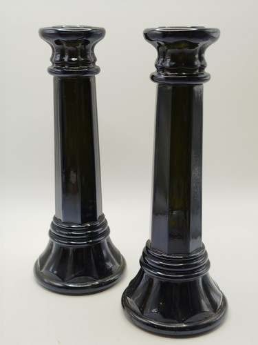 Vintage dark glass - dark, column
