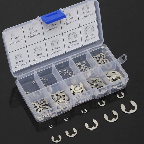 120x assorted m10 e - 120x, clips