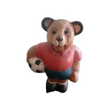 Vintage Wooden Bear Holding