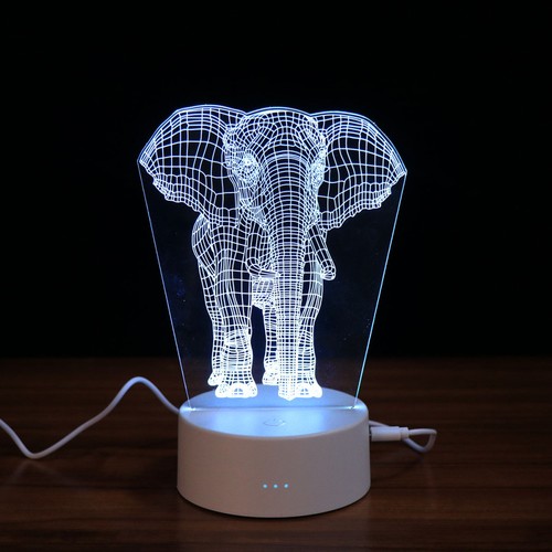 Elephant style lighting lamp - elephant,