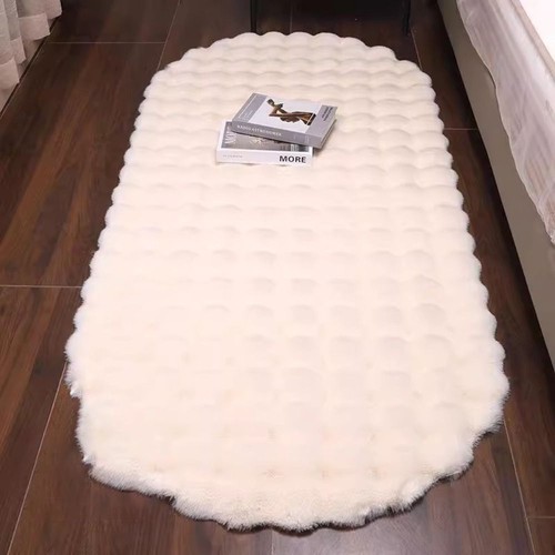 Fluffy bedside rugs anti - fluffy,
