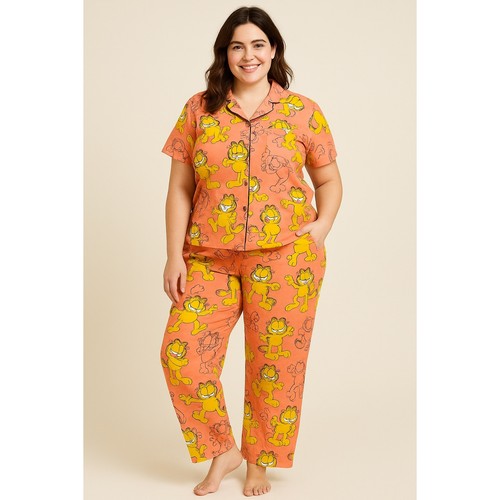 Womens garfield pajama - pajama, set