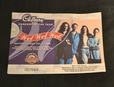 Old concert ticket wet - ticket,