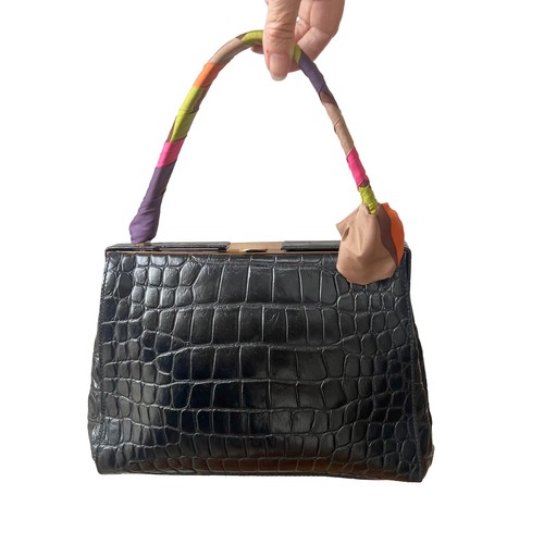 Miu archive croc embossed - miu,