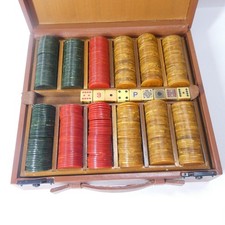 Poker Chips & Dice Gaming Set