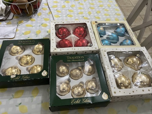 Vintage glass christmas - glass,
