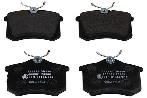 Rear brake pad set for - brake,