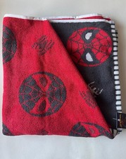 Marvel Spiderman Bath Towel 70 X 130cm 100% Cotton Red